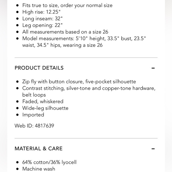 Re/done 70’s Jeans Sunfaded Flow - Picture 7 of 7